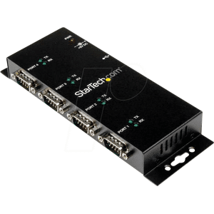 StarTech.com ST ICUSB2324I - Hub 4 Port, USB auf Seriell RS232 DB9