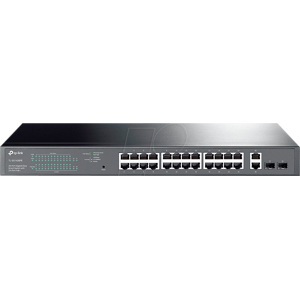 TP-Link TPLINK TLSG1428P - Switch, 26-Port, Gigabit Ethernet, PoE+, 2x RJ45/SFP