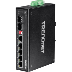 Trendnet TRN TI-G62 - Switch, 6-Port, Gigabit Ethernet, DIN Rail