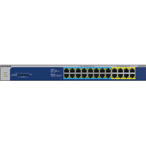 NETGEAR GS524UP - Switch, 24-Port, Gigabit Ethernet, PoE