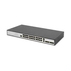 Digitus 24-Port Gigabit Switch, 19 Zoll, Managed, 2 Uplinks