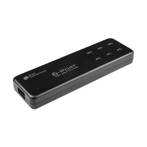 Good Connection USB-Desktop-Schnellladestation 120W 6-Port USB-C PD schwarz