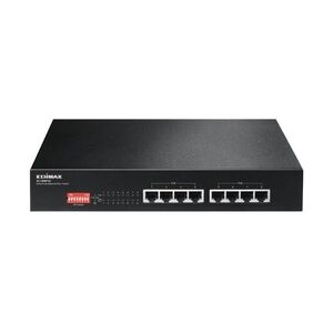 Edimax Fast Ethernet 10/100 Netzwerk-Switch 8x RJ-45 10/100Base-T PoE+ Schwarz