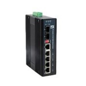 LevelOne Infinity Switch nicht verwaltet 4 x 10/100 + 1 x Gigabit SFP + 1 x Kombi-Gigabit-SFP