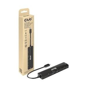 Club 3D USB Typ-C 3.2 Gen1, 6in1 Hub HDMI 8K30Hz-4K120Hz, 2xUSB Typ-A, RJ45 100W