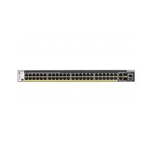 Netgear ProSAFE PoE+ Switch L3 verwaltet 2 x 10 Gigabit SFP+ + 48 x 10/100/1000 an Rack montierbar