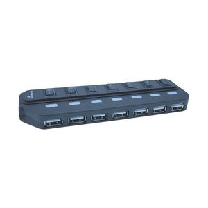 USB-Hub 2.0 1:7 schwarz