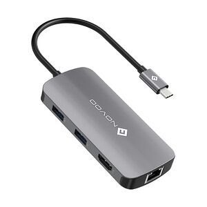 NOVOO USB-C Aluminium Hub 7 Anschlüsse