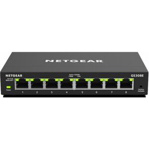 NETGEAR Netgear GS308E 8 Port Gigabit Switch (GS308E-100PES)