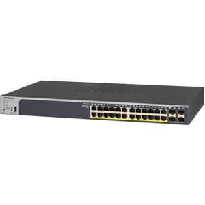 Netgear - GS728TPP Managed L2/L3/L4 Gigabit Ethernet (10/100/1000) Power over Ethernet (PoE) 1U Schwarz