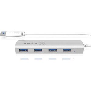 Raid Sonic RaidSonic Icy Box IB-AC6401 4-Port USB 3.0 Hub silber