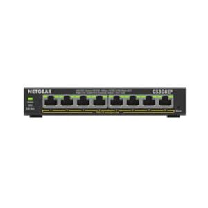 Netgear GS308EP 8 Port Gigabit PoE+ Smart Managed Plus Switch