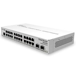 MikroTik CRS326-24G-2S+IN network switch Managed Gigabit Ethernet (10/100/1000) Power over Ethernet (PoE) White