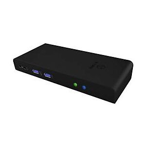 ICY BOX IB-DK2251AC - Dockingstation - USB-C / USB 3.0 - 2 x HDMI - GigE