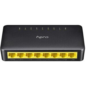 Cudy 8-Ports 10/100mbps Desktop Switch Lan Plug&play  Fs108d