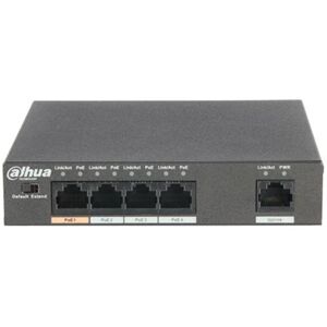 Dahua Pfs3005-4et-60 Switch 3 Ports Poe + 1 Port Hi-Poe + 1 Port 10/100mbps 60w