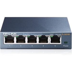 TP-LINK Gigabit Netzwerk Switch TL-SG105, 5-Port, bis 1000 Mbit/S, Metall