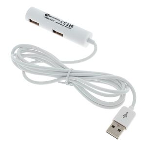 Fun Generation USB Hub 4 Way Weiß