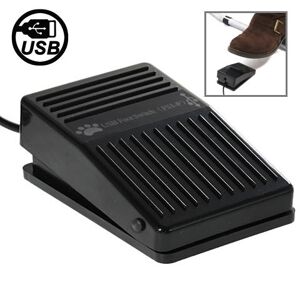 My Store USB Foot Pedal Control Switch Game Pad Keyboard Adapter for Computer(Black)