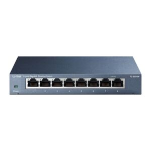 TP-Link TL-SG108 Ikke administreret Gigabit Ethernet (10/100/1000) Sort