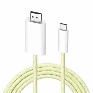 Shoppo Marte 4K 30Hz USB-C / Type-C to HDMI HD Adapter Cable, Length: 1.8m(Yellow)