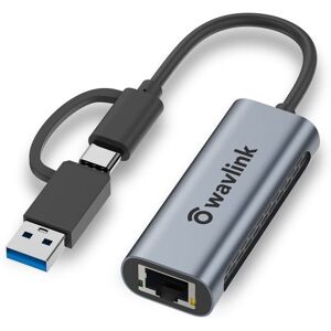 Wavlink NWU330GCA Gigabit Ethernet Adapter Type-C to 2.5 Network Card RJ45 LAN USB3.0 Converter