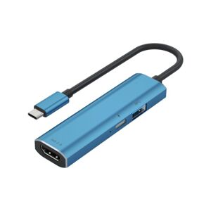 Shoppo Marte V264 3 in 1 USB-C / Type-C to USB3.0 + PD3.0 + HD2.0 3-Ports Multi Splitter Adapter OTG HUB
