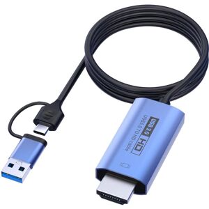 Shoppo Marte V05E USB 3.0 + USB-C / Type-C to HDMI Adapter Cable