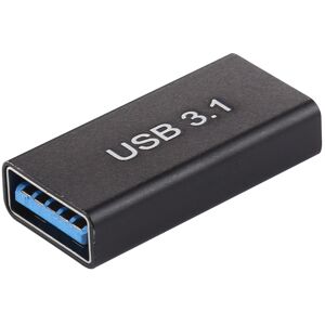 Shoppo Marte Type-C / USB-C Female to USB 3.0 Female Aluminium Alloy Adapter (Black)