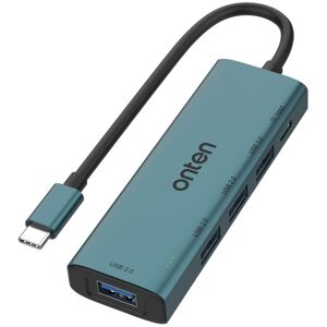 Onten UC119 5 in 1 USB-C / Type-C to USB 4-Ports USB HUB with 5V Input