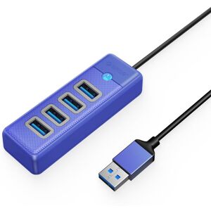 ORICO PW4U-C3 4 in 1 USB to USB Multifunctional Docking Station HUB Adapter (Blue)