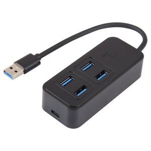 Shoppo Marte BYL-1901U 5 in 1 USB to USB3.0x4+USB-C / Type-C HUB Adapter