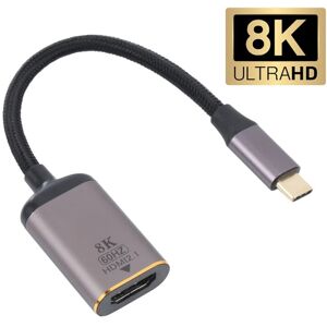 Shoppo Marte 8K 60Hz HDMI Female to USB-C / Type-C Male Adapter Cable