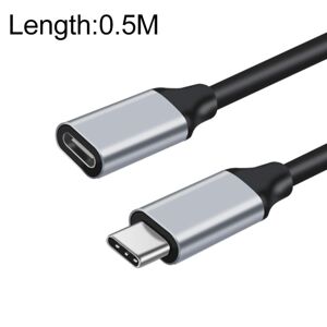 Shoppo Marte 50cm 10Gbps USB-C / Type-C Male to Female Charging Data Transmission Extension Cable