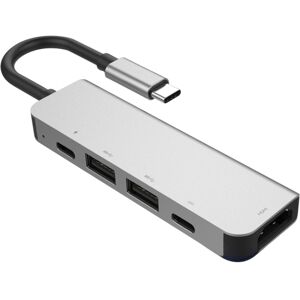 Shoppo Marte 5 in 1 HDMI + USB x 2 + PD x 2 to USB-C / Type-C HUB Adapter