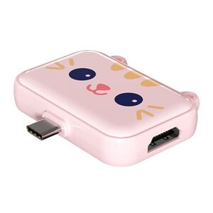 Shoppo Marte 3 In 1 Type-C Docking Station USB Hub For iPad / Phone Docking Station, Port: 3H HDMI+PD+USB3.0 Pink