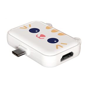 Shoppo Marte 3 In 1 Type-C Docking Station USB Hub For iPad / Phone Docking Station, Port: 3H HDMI+PD+USB3.0  White