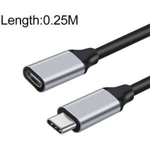 Shoppo Marte 25cm 10Gbps USB-C / Type-C Male to Female Charging Data Transmission Extension Cable