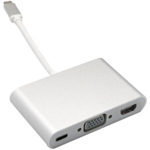 Teknikproffset USB-C - HDMI, Multiport Adapter, Sølv