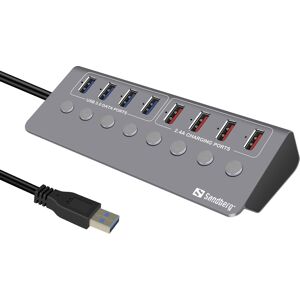 Sandberg Usb 3.0 Hub 4xdata + 4xcharge