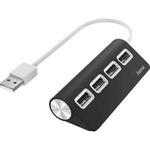 Hama Hub Usb-A 2.0 4x Porte, Sort