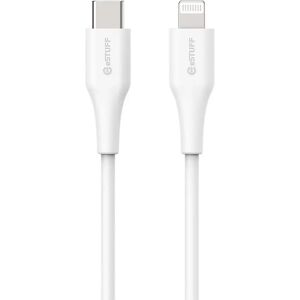 eSTUFF INFINITE MFI USB-C til Lightning Kabel 2 m - 12W - 100% Genbrugsplastik - Hvid