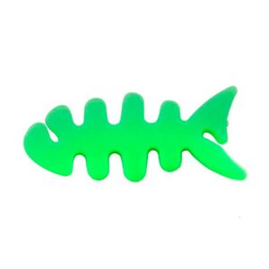 Hurtel Mini Kabelopruller i Plastik - Fisk - Grøn