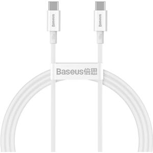 Baseus Superior Series 100W USB-C til USB-C Kabel - 1m - Hvid