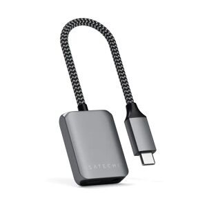 Satechi USB-C til Jack-stik 3.5 mm & USB-C Adapter - Space Grey