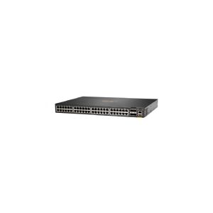 HPE Aruba 6300F - Switch - L3 - Administreret - 48 x 10/100/1000 + 4 x 1 Gigabit/10 Gigabit/25 Gigabit/50 Gigabit SFP56 (uplink/stacking) - front og side til ryg - monterbar på stativ