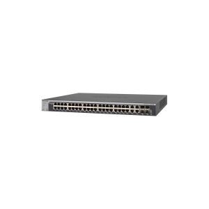 NETGEAR Smart XS748T - Switch - L3 Lite - smart - 44 x 10GBase-T + 4 x 10 Gigabit SFP+ - desktop, monterbar på stativ