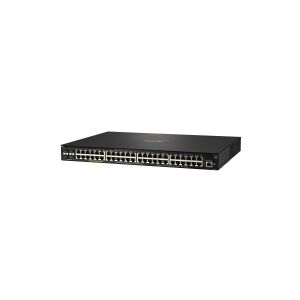 HPE Aruba 2930F 48G PoE+ 4SFP - Switch - L3 - Administreret - 48 x 10/100/1000 (PoE+) + 4 x Gigabit SFP (uplink) - monterbar på stativ - PoE+ (740 W)