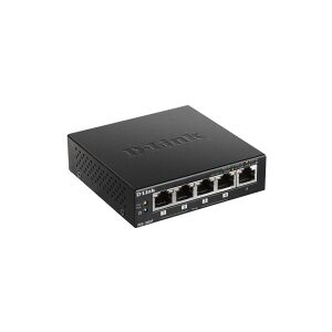 D-Link Systems D-Link DGS 1005P - Switch - 5 x 10/100/1000 (4 PoE+) - desktop - PoE+ (60 W)