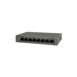 NETGEAR GS308v3 - Switch - ikke administreret - 8 x 10/100/1000 - desktop, væg-monterbar